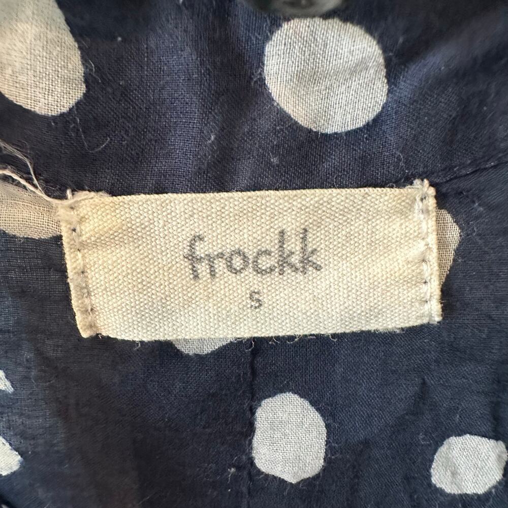 Frockk Button Down Polka Dot Top - image 3